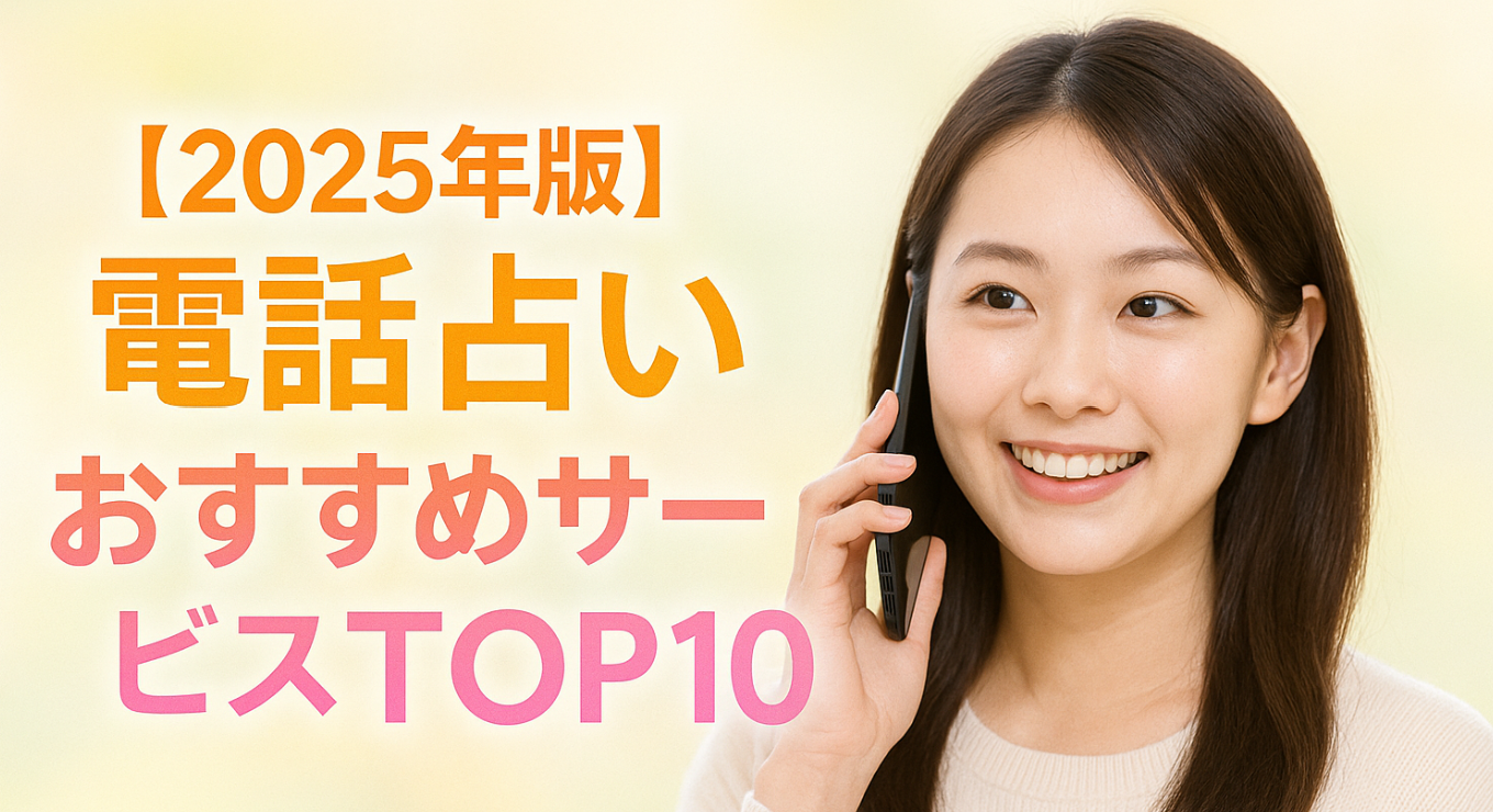 [2025年版]電話占いおすすめサービスTOP10