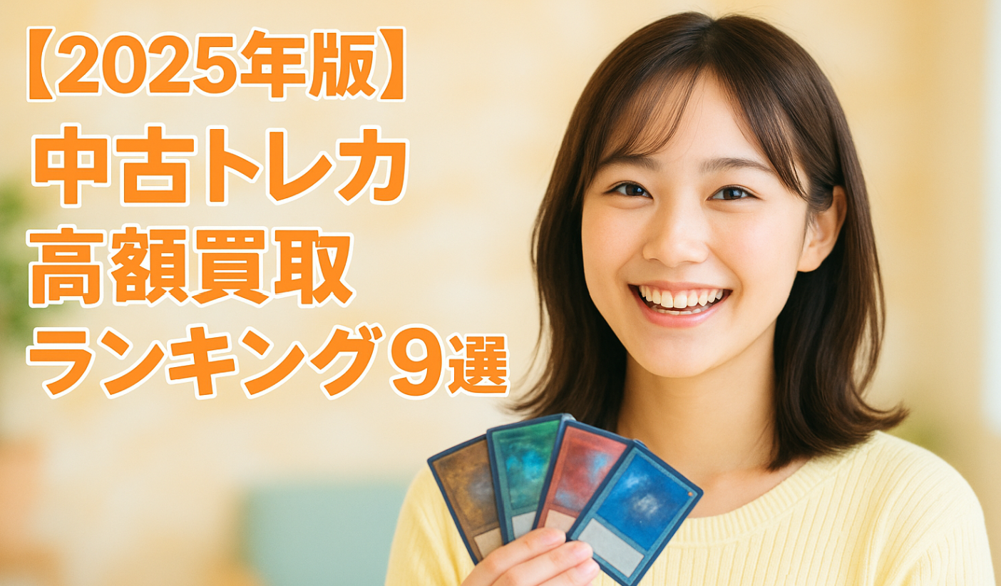 【2025年版】中古トレカ高額買取ランキング9選