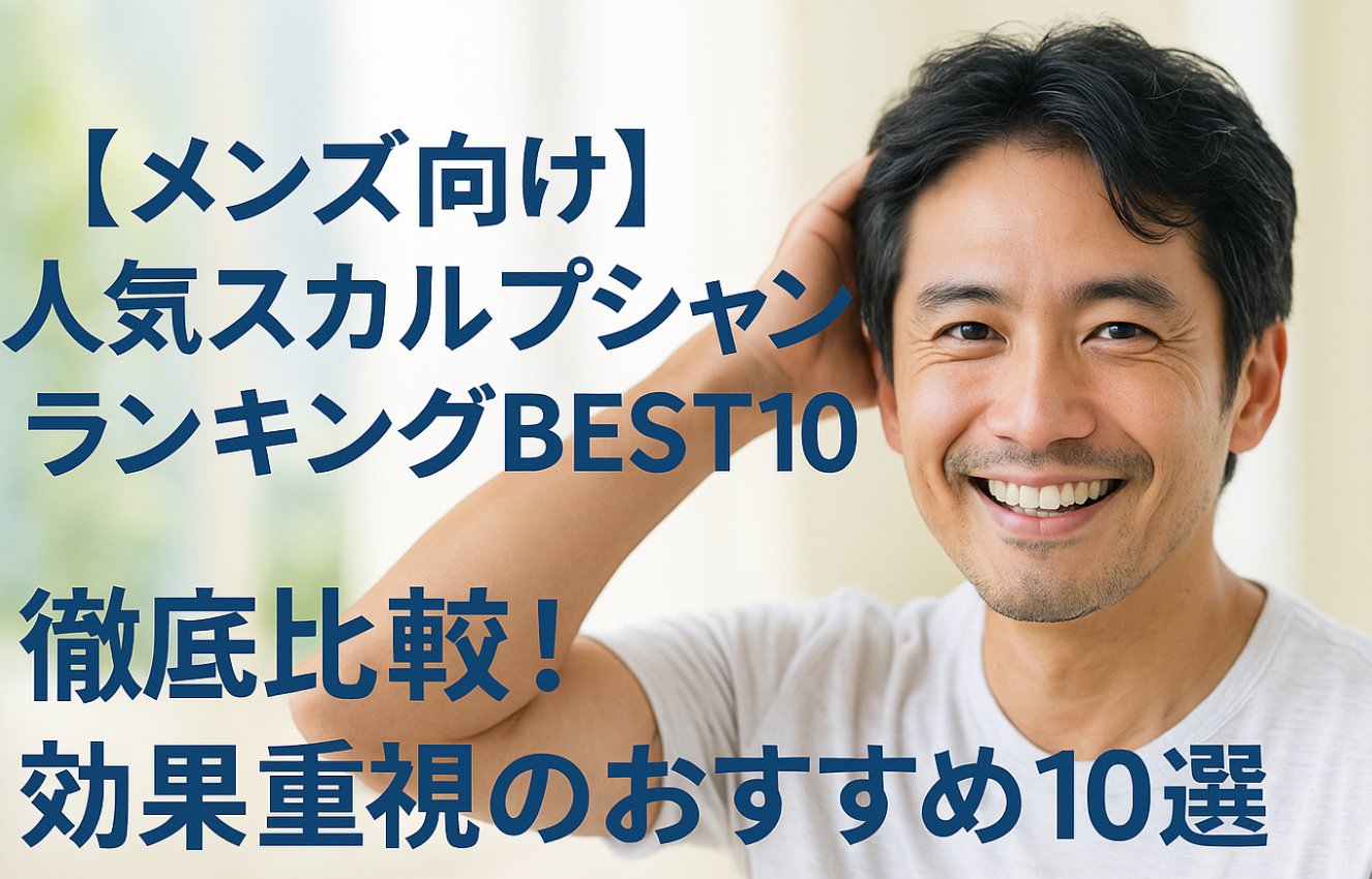 【メンズ向け】人気スカルプシャンプーランキングBEST10