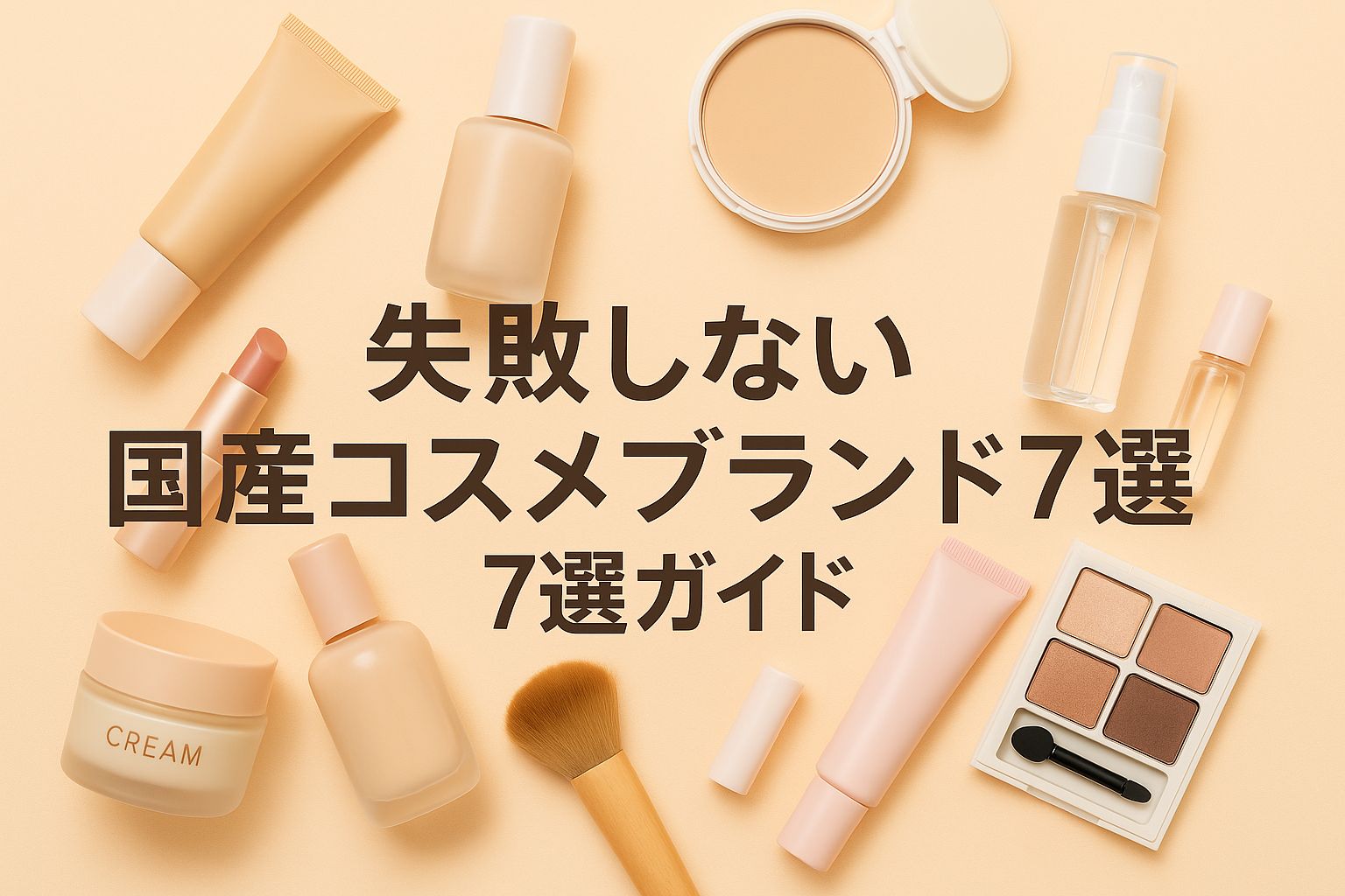 失敗しない国産コスメブランド７選ガイド