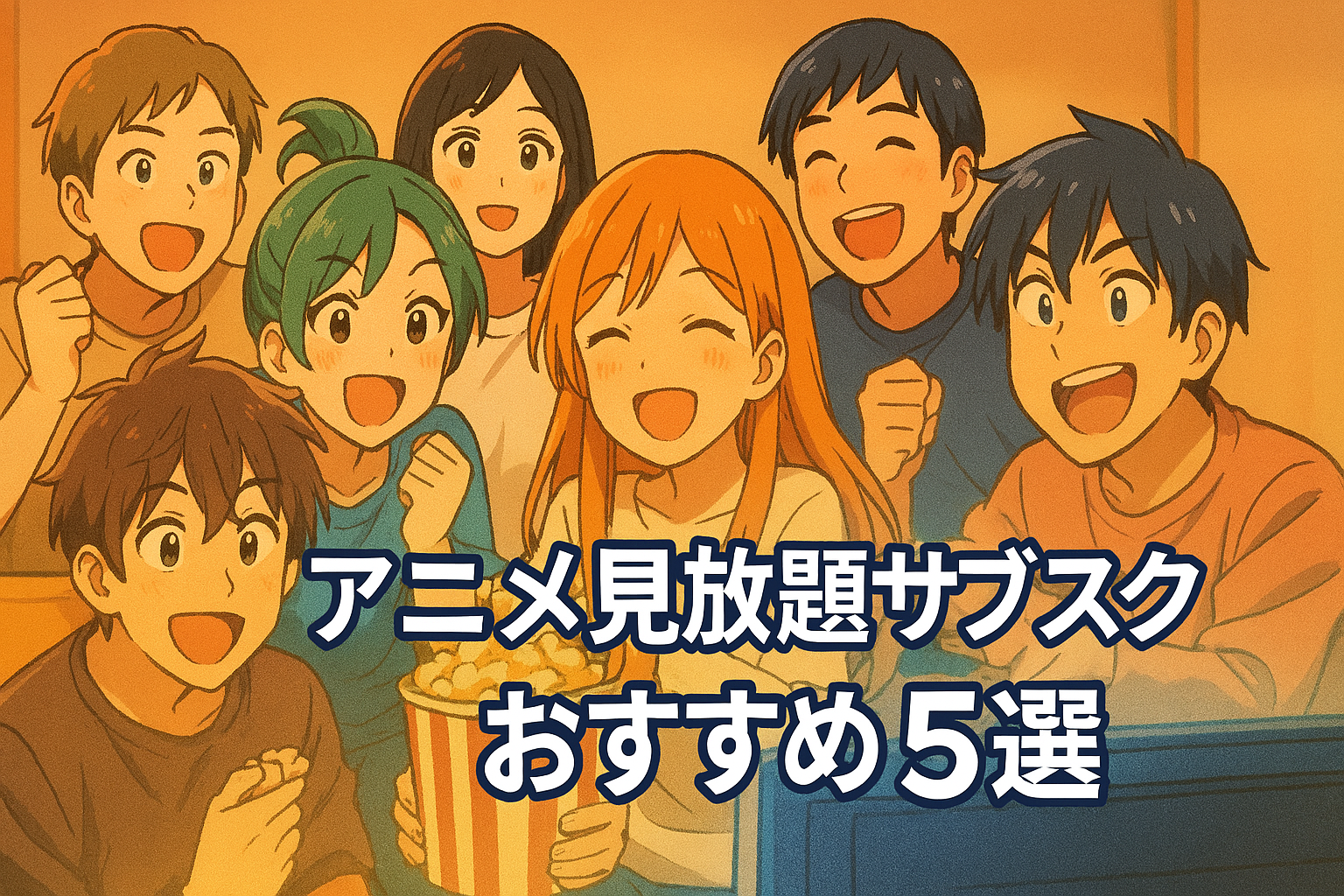 厳選!アニメ見放題サブスクおすすめ5選